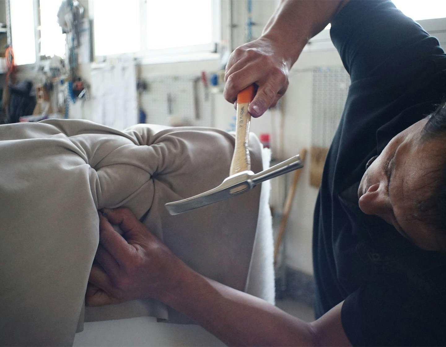 Furniture upholstery repair service