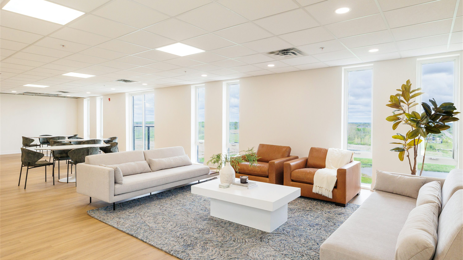 Commercial leather and furniture repair showcase